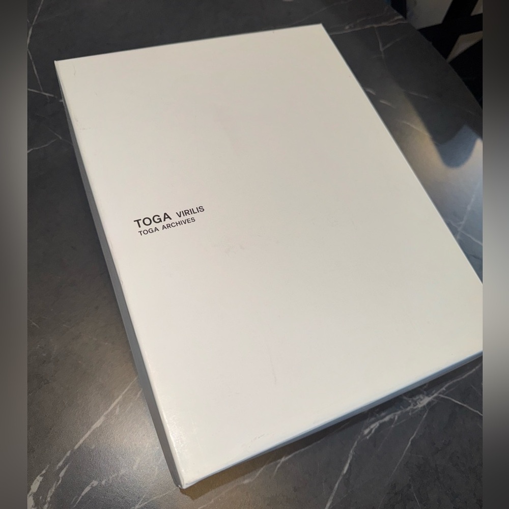 Toga Virilis Empty Box w/ Linen Bag, Tag & Tissue Paper - Original Packaging